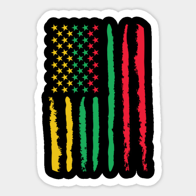 Pan African - American Flag Magnet by UrbanLifeApparel