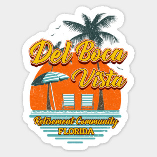 Seinfeld Del Boca Vista Retirement Community Sticker