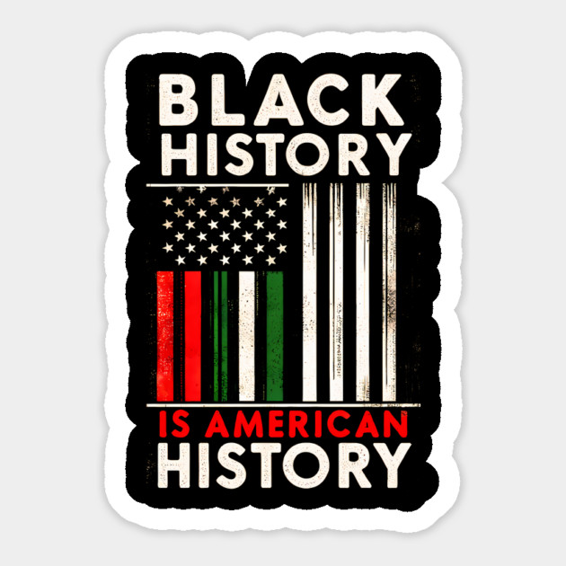 Black History Is American History Magnet by UrbanLifeApparel
