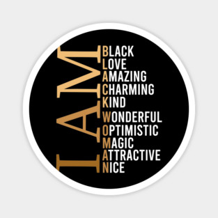 I AM A Black Woman Magnet