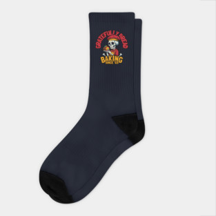 Grateful dead baker skull Socks