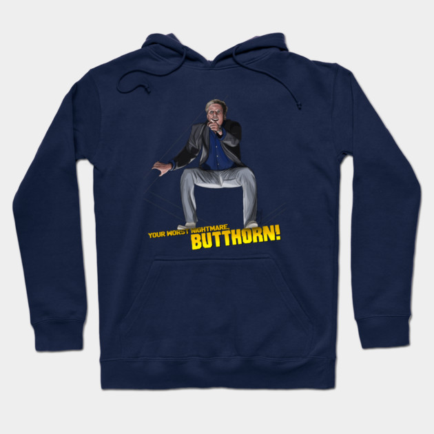 Bulletproof: Your Worst Nightmare, Butthorn! Hoodie by 51Deesigns