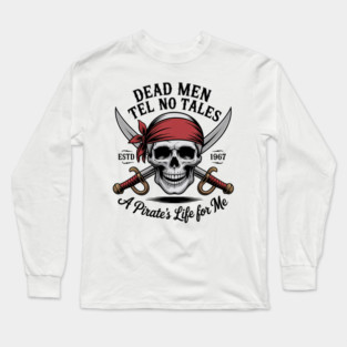 Pirates Caribbean Dead Long Sleeve T-Shirt