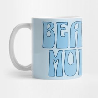 Beach More  Summer Palm Tree Art, Coastal Vibes Mug