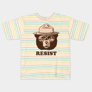 resist alt national park Kids T-Shirt