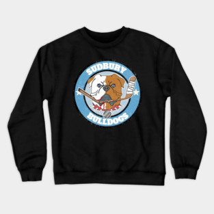SUDBURY - blue BULLDOGS  hockey vintage classic Crewneck Sweatshirt
