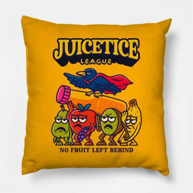 JUICETICE LEAGUE Pillow by Fabrik