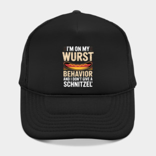 Schnitzel Funny Oktoberfest Beer Drinking Joke Hat