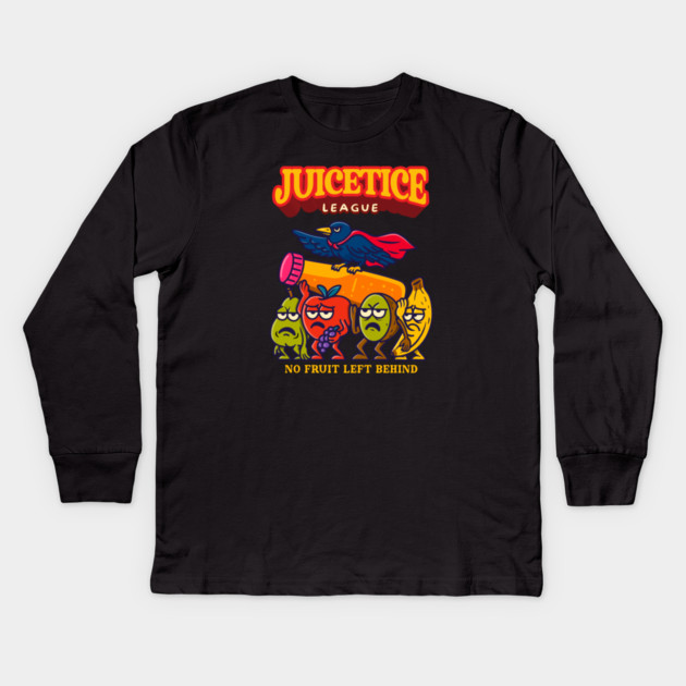 JUICETICE LEAGUE Kids Long Sleeve T-Shirt by Fabrik