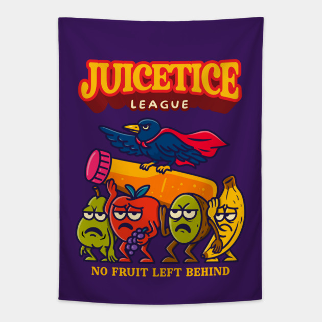 JUICETICE LEAGUE Tapestry by Fabrik