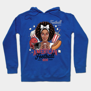 American Football mom sport mom , game day Hoodie