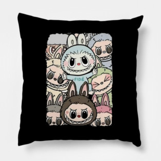 Labubu Squad Pillow