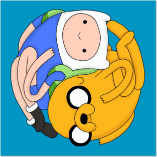 Jake and Finn Posters and Art