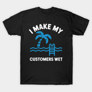 Pool Boy for Swimming Pool Service Guy T-Shirt
