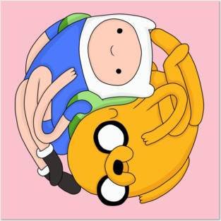 Jake and Finn Posters and Art