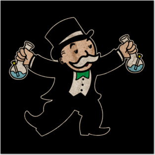 Monopoly man Posters and Art