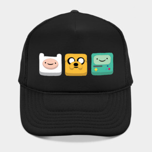Jake, Finn and Bmo Hat