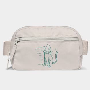 What Greater Gift Than The Love Of A Cat Funny Apparel Bag