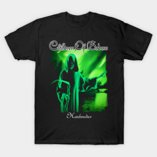 Children Of Bodom – Hatebreeder Reaper in Green Aurora T-Shirt