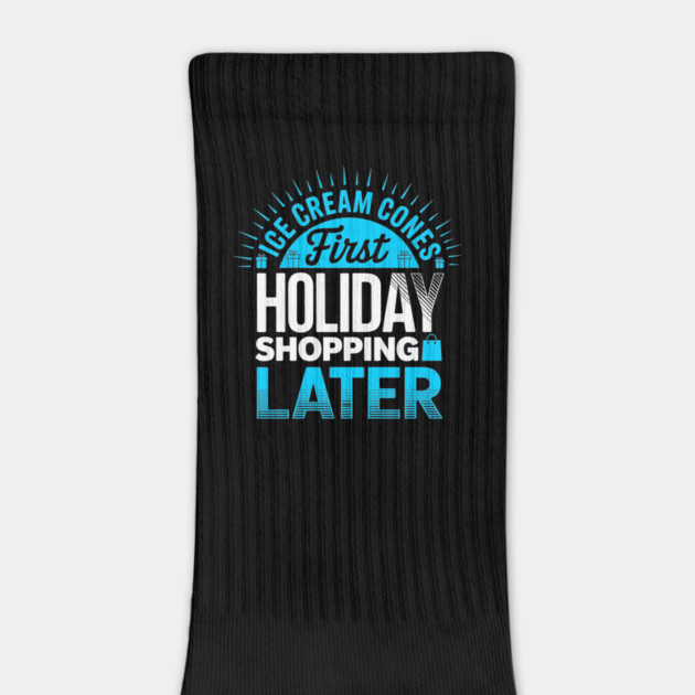 Ice Cream First Holiday Shopping Later by belownormal