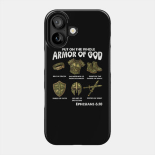 Armor Of God Camo Ephesians 6 Design Phone Case