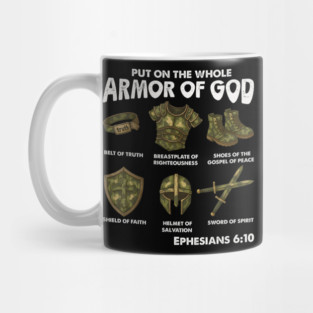 Armor Of God Camo Ephesians 6 Design Mug