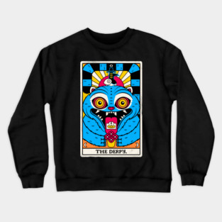 Derpy Tarot Card - kpop demon hunters Crewneck Sweatshirt