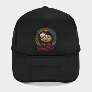 Merry Christmas Sleeping Sltoh with Christmas Bells Hat