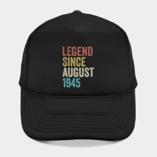 Legend Since 1945 – Vintage 80th Birthday Hat