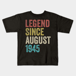 Legend Since 1945 – Vintage 80th Birthday Kids T-Shirt