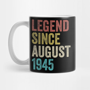 Legend Since 1945 – Vintage 80th Birthday Mug