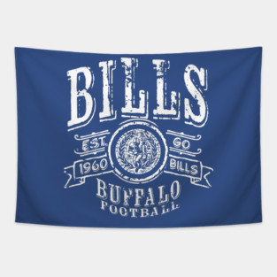 Bills Vintage Football Tapestry