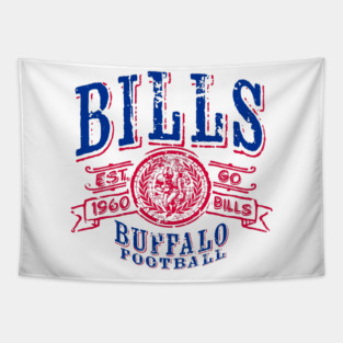 Bills Vintage Football Tapestry