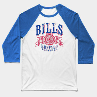 Bills Vintage Football Baseball T-Shirt