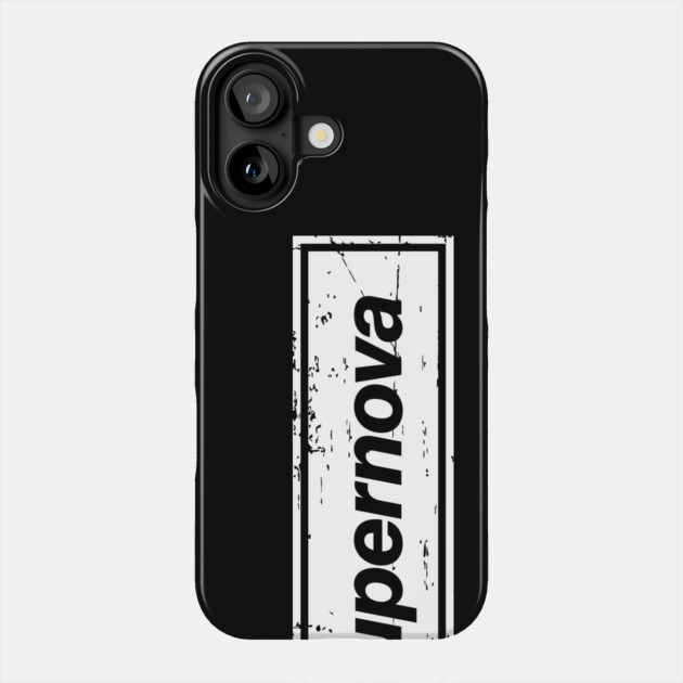 Champagne Supernova - The Mancunian Indie Anthem White Phone Case by Butter Creative