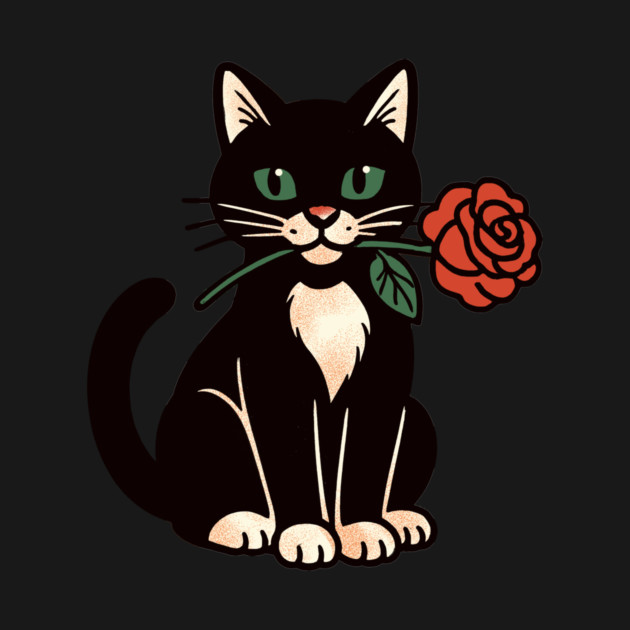 Romantic Tuxedo Cat by CreativeSage