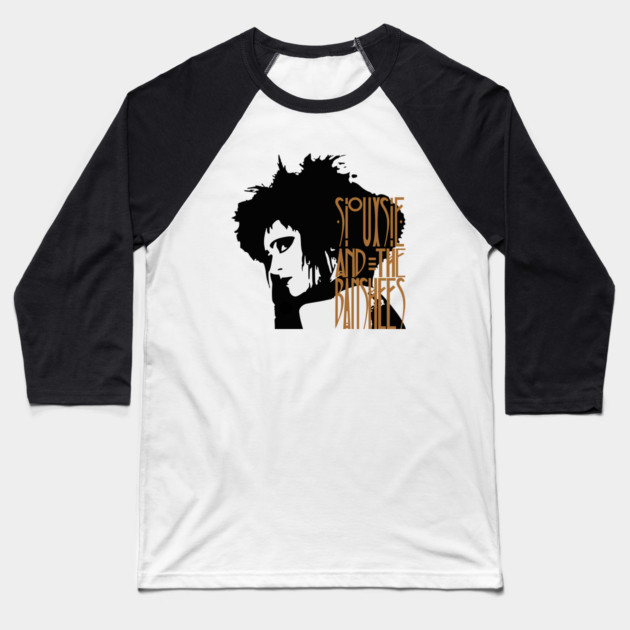Siouxsie Fan Art Baseball T-Shirt by Timeless Chaos