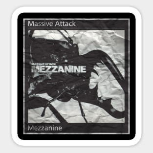 Album Cover Massive Attack // Mezzanine Sticker