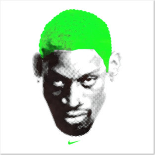 Dennis Rodman - Rodzilla - The Worm Posters and Art
