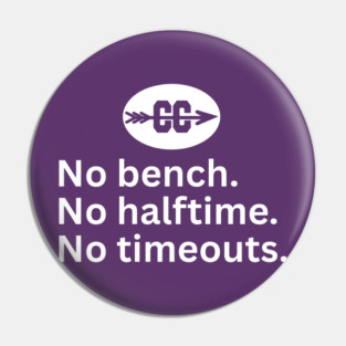 No timeouts Cross Country Pin