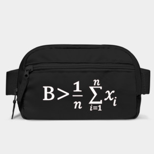 Funny Math - Be Greater than Average Bag