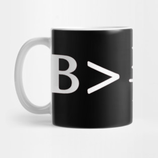Funny Math - Be Greater than Average Mug