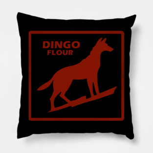 DINGOS FLOUR LOGO Pillow