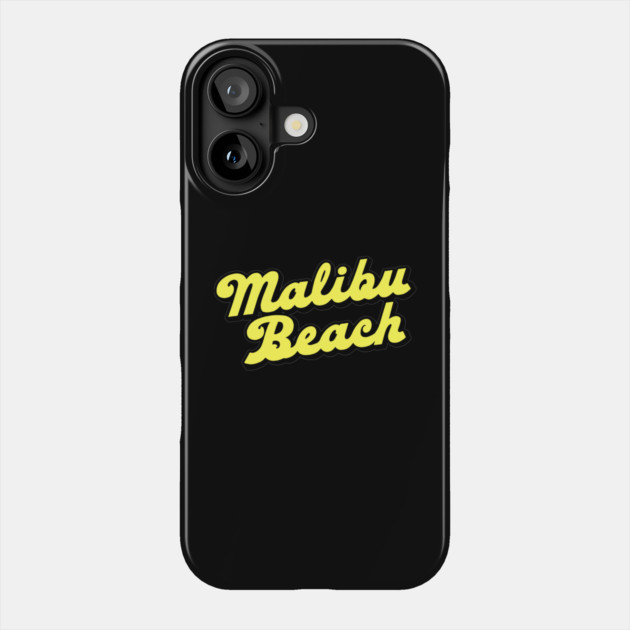 Malibu Beach 1978 Phone Case by The Daily Ghost