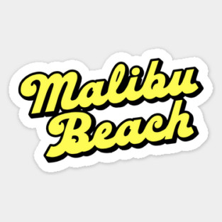 Malibu Beach 1978 Sticker