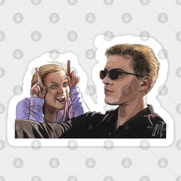 Cruel Intentions: O Face Sticker by 51Deesigns