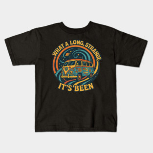 Deadhead Long Strange Trip Retro Gift Kids T-Shirt