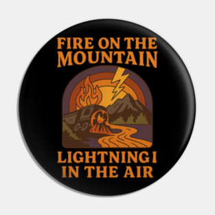 Deadhead Fire on the Mountain Pin