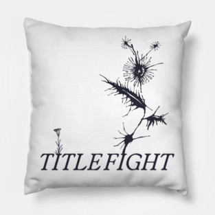'TITLE FIGHT' BAND LIGHT FLOWER Pillow