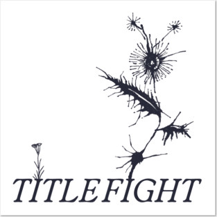 'TITLE FIGHT' BAND LIGHT FLOWER Posters and Art
